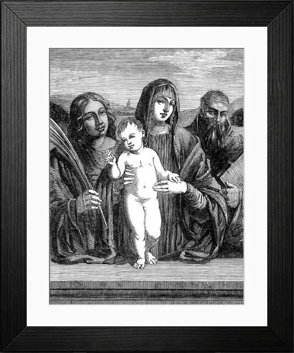 Framed Print : The Beaucousin Collection at the National Gallery - Virgin and Child, with Saints'... 1860. Creator: Unknown. The Beaucousin Collection at the National Gallery - Virgin and Child, with Saints'... 1860. Creator: Unknown Framed Print : The Beaucousin Collection at the National Gallery - Virgin and Child, with Saints'... 1860. Creator: Unknown. The Beaucousin Collection at the National Gallery - Virgin and Child, with Saints'... 1860. Creator: Unknown