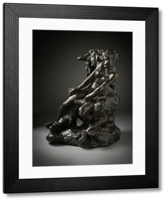 Framed Print : Minotaur or Faun and Nymph, c.1886. Creator: Auguste Rodin Framed Print : Minotaur or Faun and Nymph, c.1886. Creator: Auguste Rodin