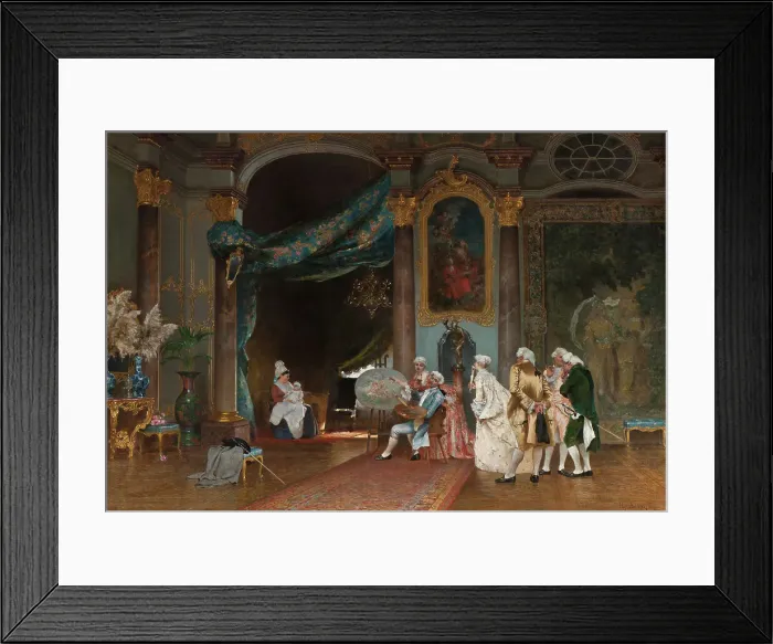 Framed Print : A Séance. Creator: Hugo Salmson Framed Print : A Séance. Creator: Hugo Salmson