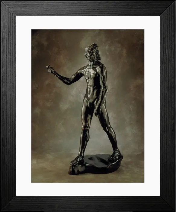 Framed Print : Saint John the Baptist Preaching, This cast 1966 (Musee Rodin 6 / 12). Creator: Auguste Rodin Framed Print : Saint John the Baptist Preaching, This cast 1966 (Musee Rodin 6 / 12). Creator: Auguste Rodin