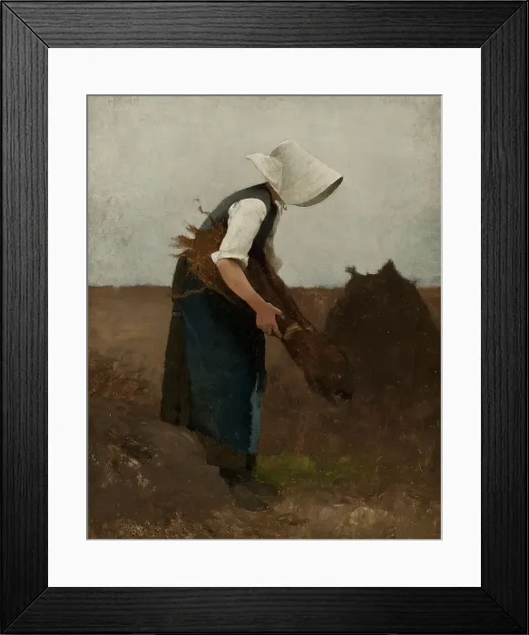 Framed Print : Gathering Poppies. Study. Creator: Hugo Salmson Framed Print : Gathering Poppies. Study. Creator: Hugo Salmson
