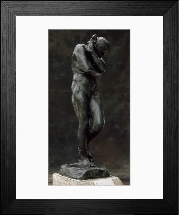 Framed Print : Eve, This cast 1968 (Musee Rodin 9 / 12). Creator: Auguste Rodin Framed Print : Eve, This cast 1968 (Musee Rodin 9 / 12). Creator: Auguste Rodin
