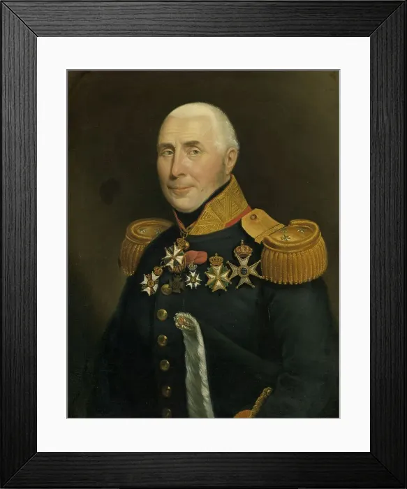 Framed Print : Gijsbertus Martinus Cort Heyligers (1770-1849). Lieutenant General in the Infantry, 1831. Creator: Jan Kieft Framed Print : Gijsbertus Martinus Cort Heyligers (1770-1849). Lieutenant General in the Infantry, 1831. Creator: Jan Kieft