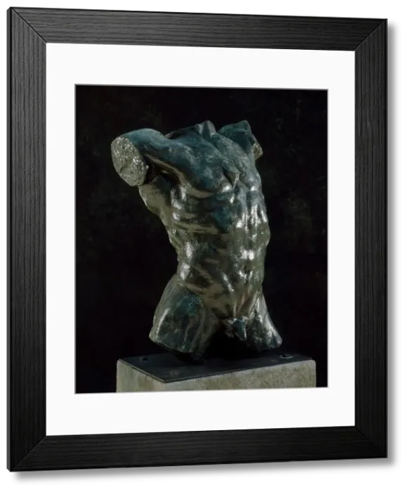 Framed Print : Marsyas (Torso of The Falling Man'), This cast 1970 (Musee Rodin 2 / 12). Creator: Auguste Rodin Framed Print : Marsyas (Torso of The Falling Man'), This cast 1970 (Musee Rodin 2 / 12). Creator: Auguste Rodin