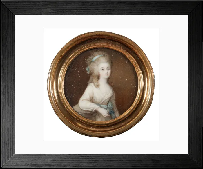 Framed Print : Anne Flore Millet, 1749-1826, g de Brehan, Marchioness, 1777. Creator: Ignace Jean Victor Campana Framed Print : Anne Flore Millet, 1749-1826, g de Brehan, Marchioness, 1777. Creator: Ignace Jean Victor Campana
