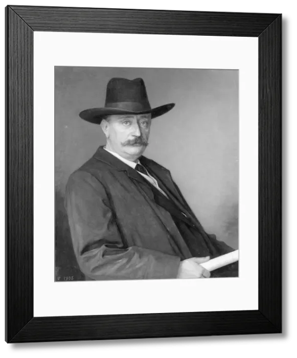 Framed Print : Johannes Martinus Messchaert (1857-1922), singer and singing teacher, 1903. Creator: Jan Veth Framed Print : Johannes Martinus Messchaert (1857-1922), singer and singing teacher, 1903. Creator: Jan Veth
