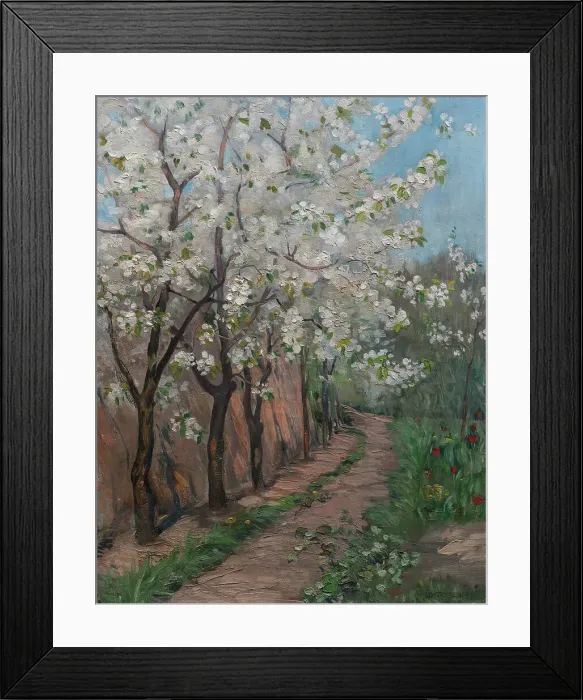 Framed Print : Cherry Blossom. Creator: Ingeborg Eggertz Framed Print : Cherry Blossom. Creator: Ingeborg Eggertz