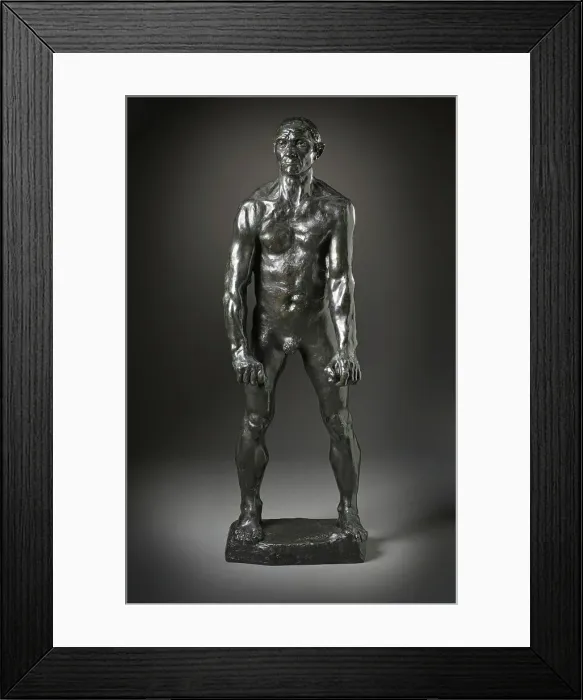 Framed Print : Nude Study for Jean d'Aire, This cast 1972 (Musee Rodin 2 / 12). Creator: Auguste Rodin Framed Print : Nude Study for Jean d'Aire, This cast 1972 (Musee Rodin 2 / 12). Creator: Auguste Rodin