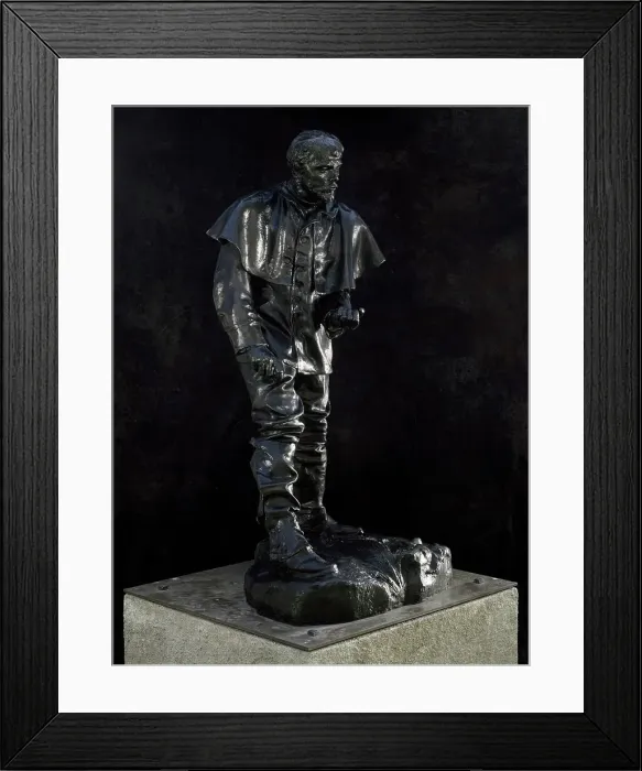 Framed Print : Jules Bastien-Lepage, This cast 1987 (Musee Rodin 2 / 8). Creator: Auguste Rodin Framed Print : Jules Bastien-Lepage, This cast 1987 (Musee Rodin 2 / 8). Creator: Auguste Rodin