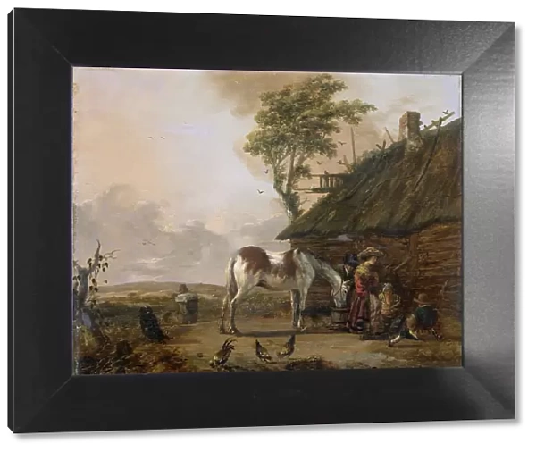 A Piebald Horse, 1655-1666. Creator: Jan Wouwerman