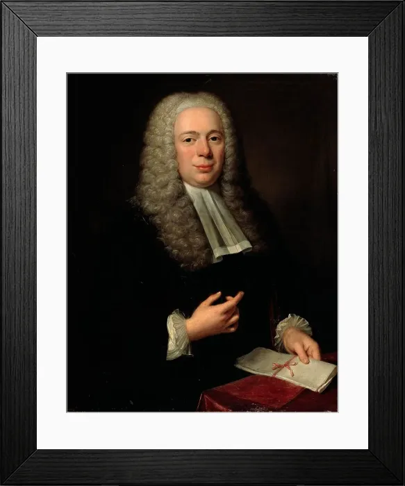 Framed Print : Willem Sautijn (1703-43), Alderman of Amsterdam, 1734. Creator: Jean Fournier Framed Print : Willem Sautijn (1703-43), Alderman of Amsterdam, 1734. Creator: Jean Fournier