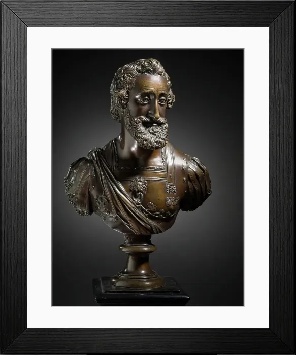 Framed Print : Portrait of Henri IV (1553-1610) (image 1 of 6), Probably 1601-1603. Creator: Barthelemy Prieur Framed Print : Portrait of Henri IV (1553-1610) (image 1 of 6), Probably 1601-1603. Creator: Barthelemy Prieur