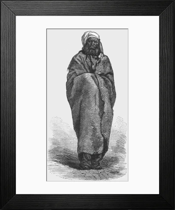 Framed Print : Native of Mussouri; Black Bear Shooting in the Himalayas, 1875. Creator: Unknown Framed Print : Native of Mussouri; Black Bear Shooting in the Himalayas, 1875. Creator: Unknown