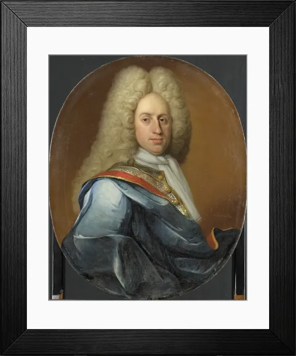 Framed Print : Hieronymus Josephus Boudaen, Lord of St Laurens and Popkensburg, 1700-1750. Creator: Johan George Collasius Framed Print : Hieronymus Josephus Boudaen, Lord of St Laurens and Popkensburg, 1700-1750. Creator: Johan George Collasius