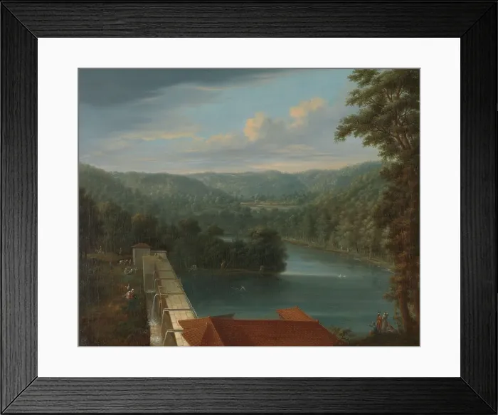 Framed Print : The Water Reservoirs, the so-called Bends, in Belgrad Forest, 1744-1763. Creator: Johann Christian Vollerdt Framed Print : The Water Reservoirs, the so-called Bends, in Belgrad Forest, 1744-1763. Creator: Johann Christian Vollerdt