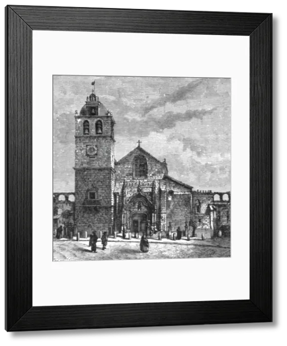 Framed Print : Church at Villa de Conde, near Oporto; Excursions near Lisbon, 1875. Creator: Unknown Framed Print : Church at Villa de Conde, near Oporto; Excursions near Lisbon, 1875. Creator: Unknown