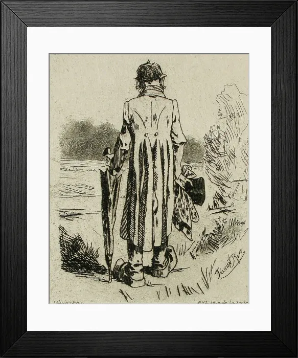 Framed Print : Mon Bourgmestre, 1875. Creator: Félicien Rops Framed Print : Mon Bourgmestre, 1875. Creator: Félicien Rops