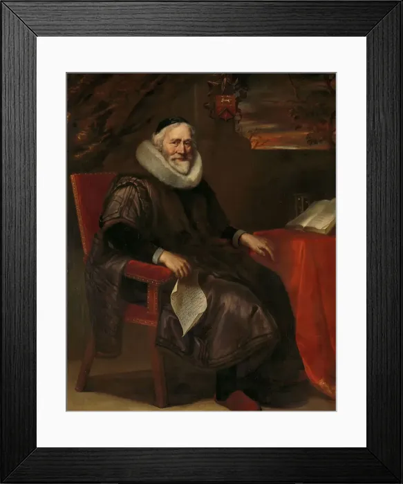Framed Print : Cornelis Nuyts (1574-1661). Amsterdam merchant, 1658. Creator: Jurgen Ovens Framed Print : Cornelis Nuyts (1574-1661). Amsterdam merchant, 1658. Creator: Jurgen Ovens