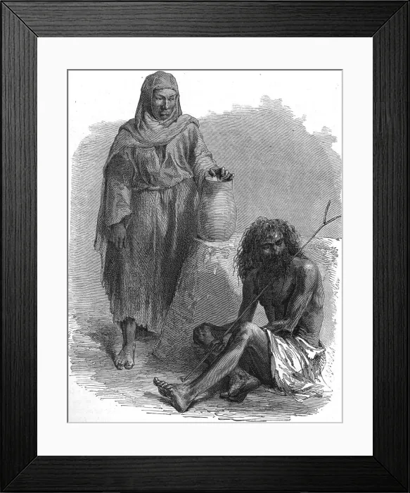 Framed Print : Dervish and peasant women; A journey through Soudan and Western Abyssinia... 1875. Creator: Unknown Framed Print : Dervish and peasant women; A journey through Soudan and Western Abyssinia... 1875. Creator: Unknown