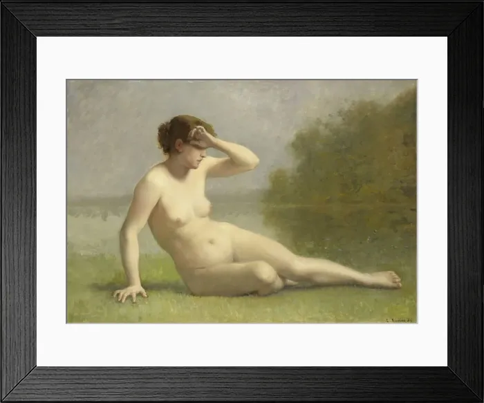 Framed Print : Nimf, 1886. Creator: L Nicolas Framed Print : Nimf, 1886. Creator: L Nicolas