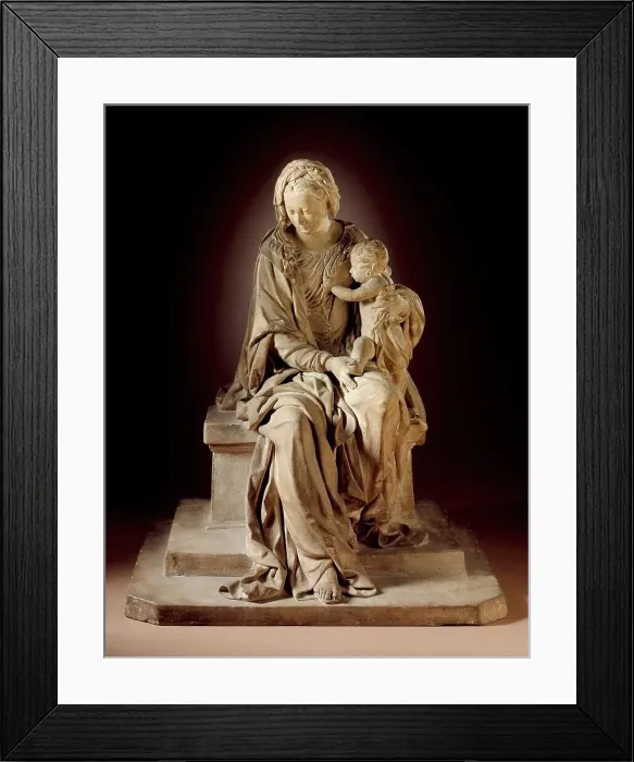 Framed Print : Madonna and Child, c.1635. Creator: Charles Hoyau Framed Print : Madonna and Child, c.1635. Creator: Charles Hoyau