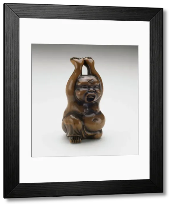 Framed Print : Uzume, early 19th century. Creator: Chingendo Hidemasa Framed Print : Uzume, early 19th century. Creator: Chingendo Hidemasa