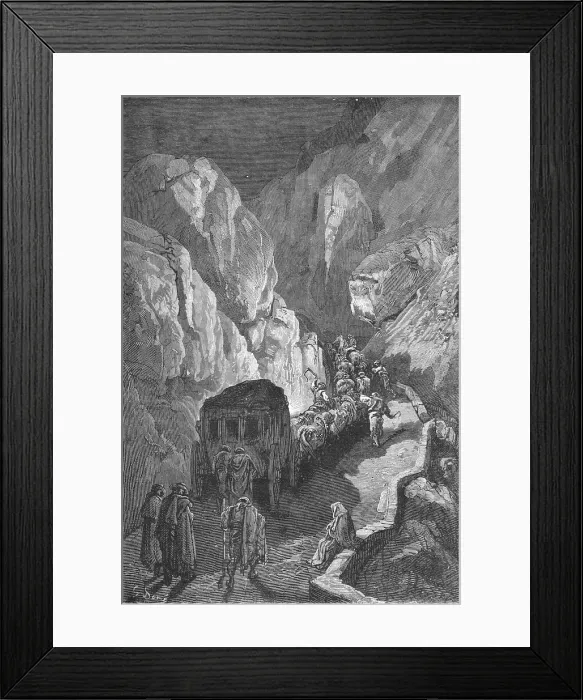 Framed Print : A diligence on the road to Granada; Notes on Spain, 1875. Creator: Unknown Framed Print : A diligence on the road to Granada; Notes on Spain, 1875. Creator: Unknown