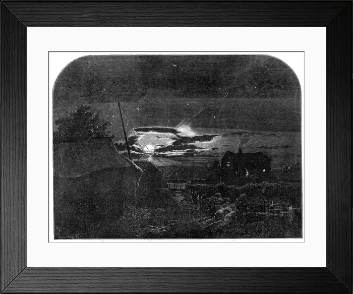 Framed Print : The Harvest Moon, by E. Warren, from the exhibition of the New Water-colour Society, 1860. Creator: Horace Harral. The Harvest Moon, by E. Warren, from the exhibition of the New Water-colour Society, 1860. Creator: Horace Harral Framed Print : The Harvest Moon, by E. Warren, from the exhibition of the New Water-colour Society, 1860. Creator: Horace Harral. The Harvest Moon, by E. Warren, from the exhibition of the New Water-colour Society, 1860. Creator: Horace Harral