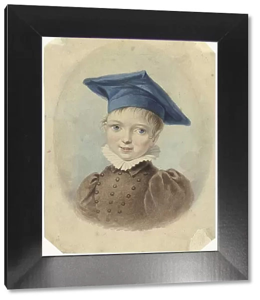 Little boy with a blue beret, 1782-1849. Creator: Johannes Hari