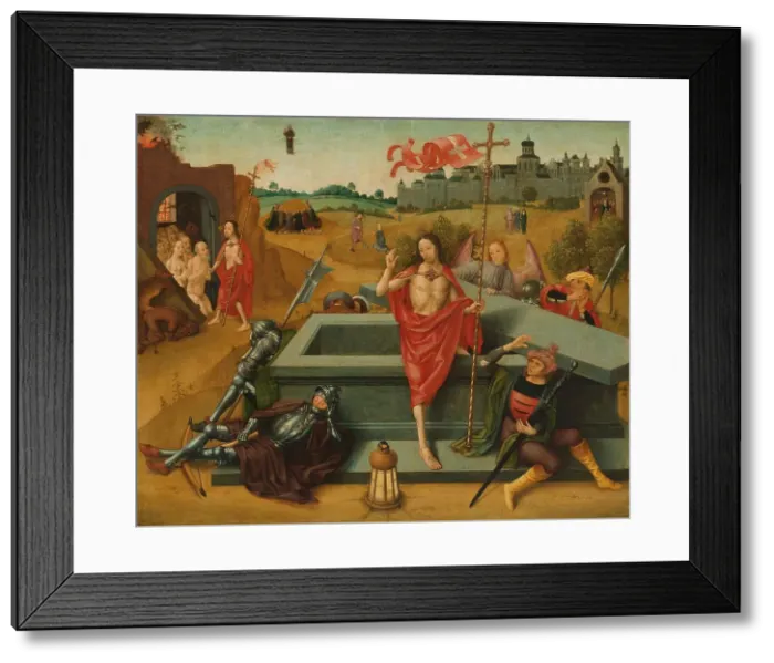 Framed Print : Resurrection of Christ, c.1485-c.1500. Creator: Master of the Amsterdam Death of the Virgin Framed Print : Resurrection of Christ, c.1485-c.1500. Creator: Master of the Amsterdam Death of the Virgin