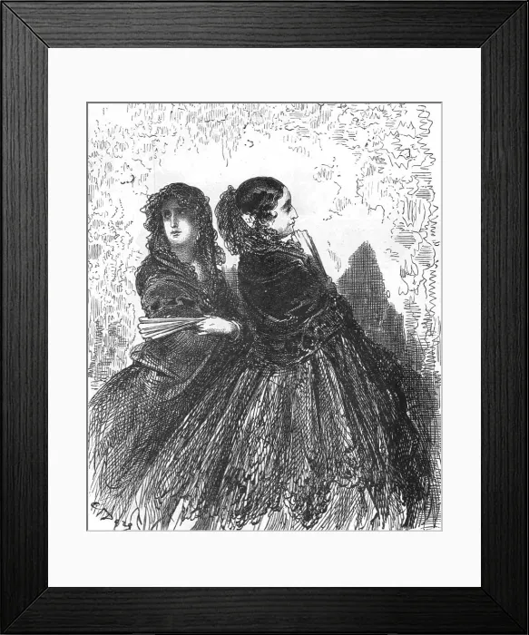 Framed Print : At Alicante; Notes on Spain, 1875. Creator: Unknown Framed Print : At Alicante; Notes on Spain, 1875. Creator: Unknown