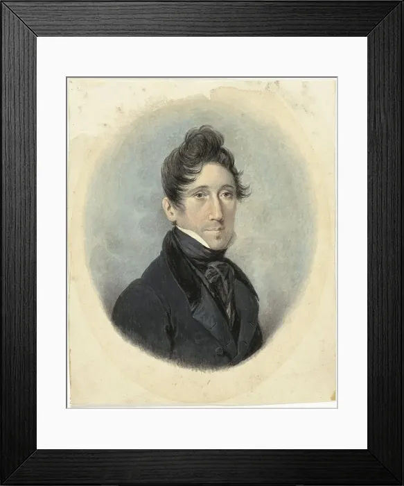 Framed Print : Self-portrait of Johannes Hari I, 1782-1849. Creator: Johannes Hari Framed Print : Self-portrait of Johannes Hari I, 1782-1849. Creator: Johannes Hari