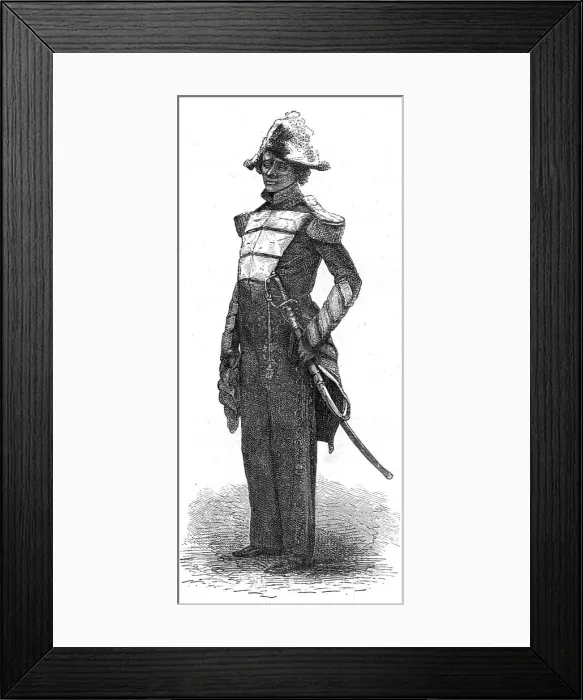 Framed Print : Governor of Tamatave; A Birds-eye View of Madagascar, 1875. Creator: M.D Charnay Framed Print : Governor of Tamatave; A Birds-eye View of Madagascar, 1875. Creator: M.D Charnay