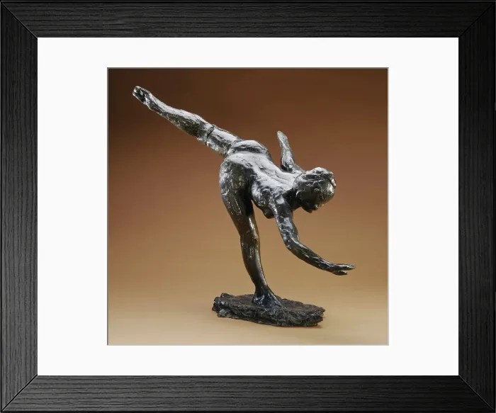 Framed Print : Grande Arabesque, This example cast posthumously (Hebrard cast 60 / D). Creator: Edgar Degas Framed Print : Grande Arabesque, This example cast posthumously (Hebrard cast 60 / D). Creator: Edgar Degas