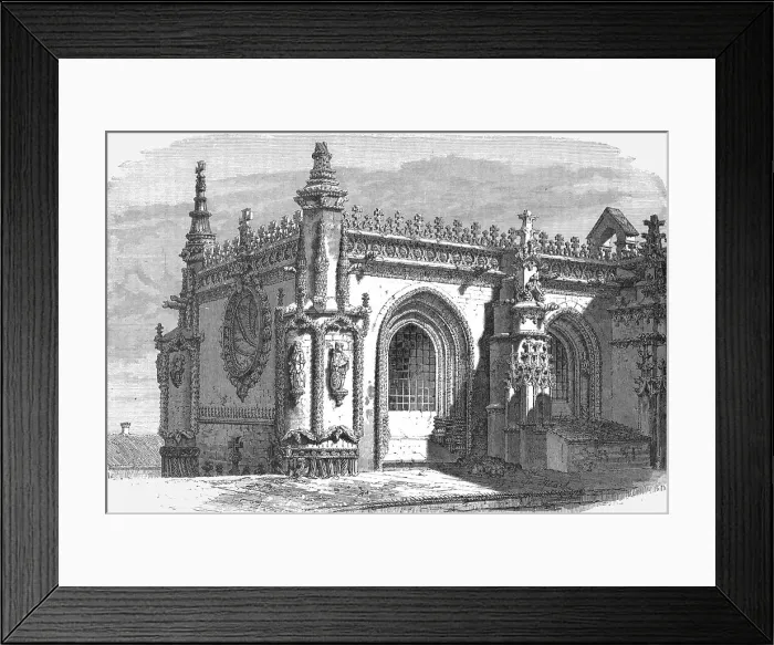 Framed Print : The Casa do Capitulo; Excursions near Lisbon, 1875. Creator: Unknown Framed Print : The Casa do Capitulo; Excursions near Lisbon, 1875. Creator: Unknown