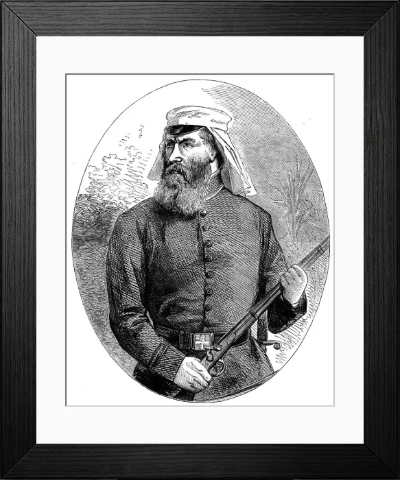 Framed Print : The Revolution in Sicily - Colonel Peard, Garibaldi's Englishman - from a sketch by T. Nast, 1860. Creator: Unknown. The Revolution in Sicily - Colonel Peard, Garibaldi's Englishman - from a sketch by T. Nast, 1860. Creator: Unknown Framed Print : The Revolution in Sicily - Colonel Peard, Garibaldi's Englishman - from a sketch by T. Nast, 1860. Creator: Unknown. The Revolution in Sicily - Colonel Peard, Garibaldi's Englishman - from a sketch by T. Nast, 1860. Creator: Unknown