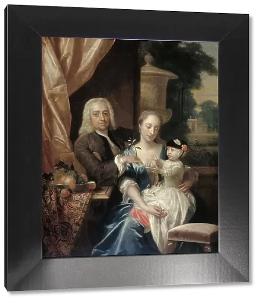 Isaac Parker (1702-1755), his Wife Justina Johanna Ramskrammer (1702-1798) and their Son Willem Alex Creator: Philip Van Dijk