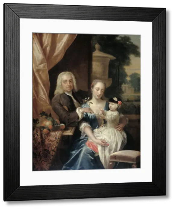 Framed Print : Isaac Parker (1702-1755), his Wife Justina Johanna Ramskrammer (1702-1798) and their Son Willem Alex Creator: Philip Van Dijk Framed Print : Isaac Parker (1702-1755), his Wife Justina Johanna Ramskrammer (1702-1798) and their Son Willem Alex Creator: Philip Van Dijk