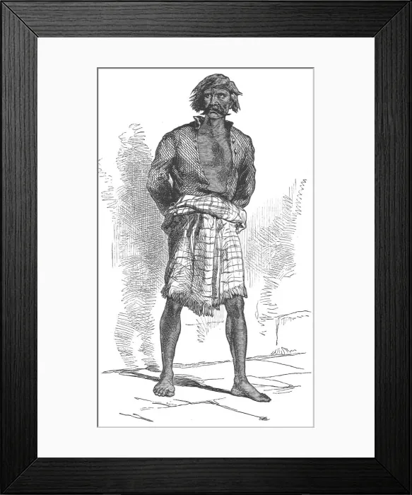 Framed Print : Sergeant Gonzales--Paraguayan soldier; A visit to Paraguay during the war, 1875. Creator: Unknown Framed Print : Sergeant Gonzales--Paraguayan soldier; A visit to Paraguay during the war, 1875. Creator: Unknown