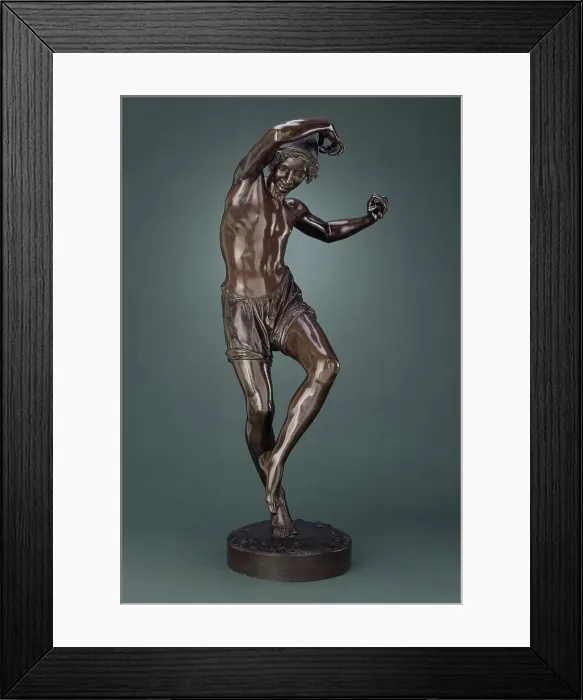 Framed Print : Dancing Neapolitan Boy, c.1838. Creator: François-Joseph Duret Framed Print : Dancing Neapolitan Boy, c.1838. Creator: François-Joseph Duret