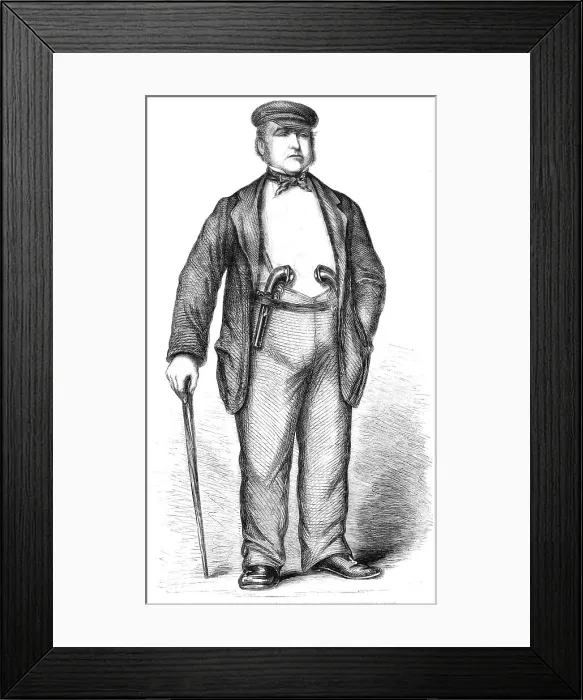 Framed Print : Mr. Edwin James, Q.C. in Garibaldi's camp - from a sketch by our special artist, 1860. Creator: Unknown Framed Print : Mr. Edwin James, Q.C. in Garibaldi's camp - from a sketch by our special artist, 1860. Creator: Unknown