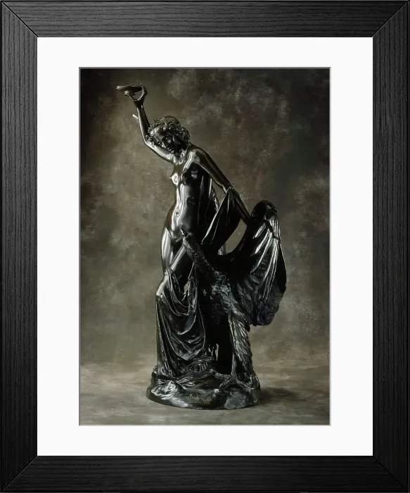Framed Print : Hebe and the Eagle of Jupiter, between c.1853 and c.1855. Creator: Francois Rude Framed Print : Hebe and the Eagle of Jupiter, between c.1853 and c.1855. Creator: Francois Rude