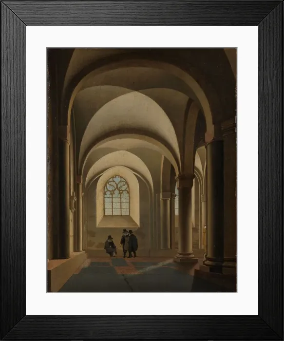 Framed Print : The Westernmost Bays of the South Aisle of the Mariakerk in Utrecht, c.1640-c.1645. Creator: Pieter Jansz Saenredam Framed Print : The Westernmost Bays of the South Aisle of the Mariakerk in Utrecht, c.1640-c.1645. Creator: Pieter Jansz Saenredam