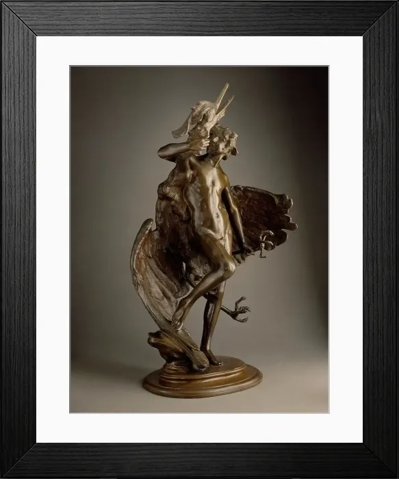 Framed Print : Young Faun and Heron, Modeled 1890; copyrighted 1894. Creator: Frederick William MacMonnies Framed Print : Young Faun and Heron, Modeled 1890; copyrighted 1894. Creator: Frederick William MacMonnies