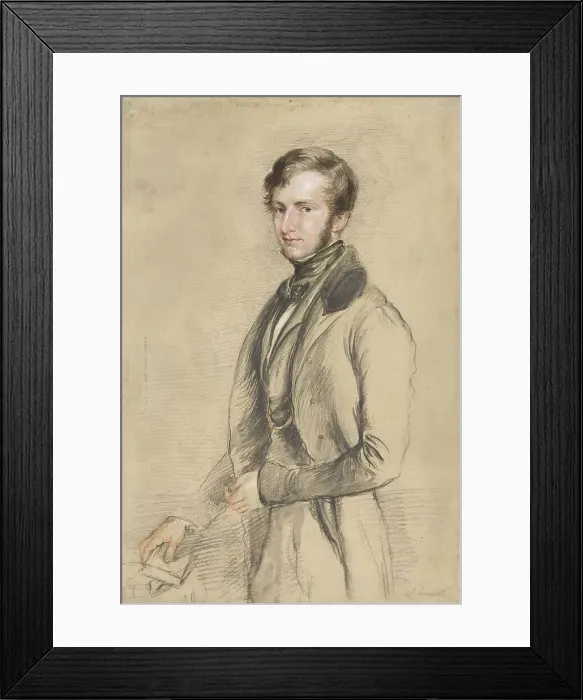 Framed Print : Portrait of John Davies Gilbert, 1829-1834. Creator: John Linnell the Elder Framed Print : Portrait of John Davies Gilbert, 1829-1834. Creator: John Linnell the Elder