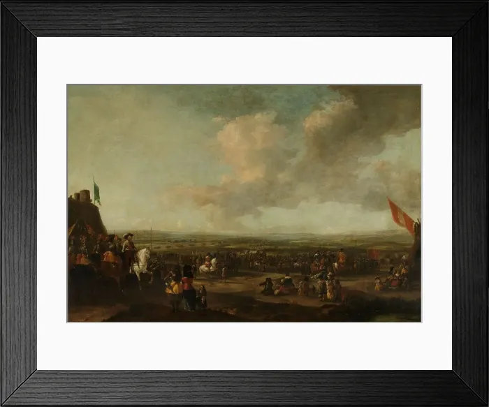 Framed Print : Frederick Henry at the Surrender of Maastricht, 22 August 1632, 1633-1680. Creator: Pieter Wouwerman Framed Print : Frederick Henry at the Surrender of Maastricht, 22 August 1632, 1633-1680. Creator: Pieter Wouwerman