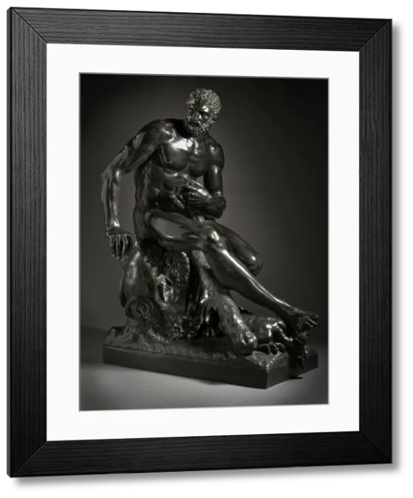 Framed Print : Seated Hercules, c.1795. Creator: Guillaume Boichot Framed Print : Seated Hercules, c.1795. Creator: Guillaume Boichot