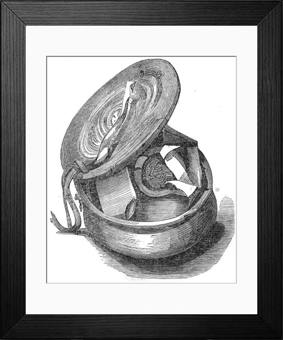 Framed Print : Ancient skippet, 1860. Creator: Unknown Framed Print : Ancient skippet, 1860. Creator: Unknown