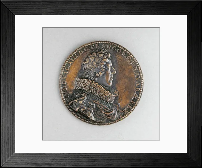 Framed Print : Louis XIII and Anne of Austria (image 1 of 2), Probably 1626. Creator: Guillaume Dupré Framed Print : Louis XIII and Anne of Austria (image 1 of 2), Probably 1626. Creator: Guillaume Dupré