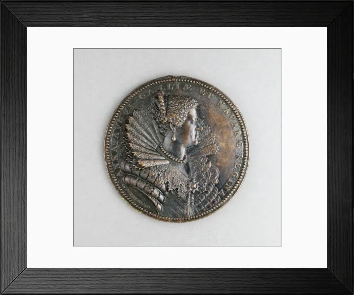 Framed Print : Louis XIII and Anne of Austria (image 2 of 2), Probably 1626. Creator: Guillaume Dupré Framed Print : Louis XIII and Anne of Austria (image 2 of 2), Probably 1626. Creator: Guillaume Dupré
